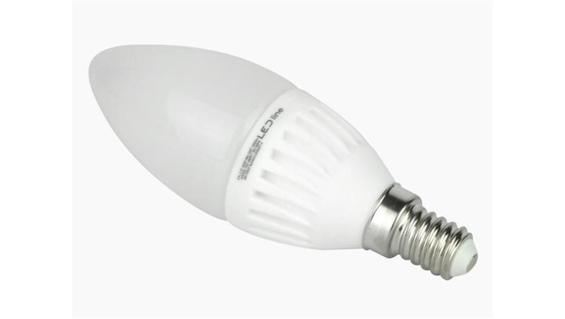 LED line PRIME żarówka LED E14 9W 4000K barwa neutralna 1170lm CERAMICZNA C37 DIM ŚWIECZKA ŚCIEMNIALNA 5 lat gwar.-47350