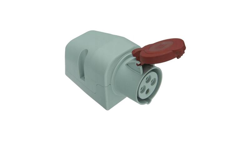 Gniazdo siłowe stałe 4p. 16A IP44 400V / 25010-30564