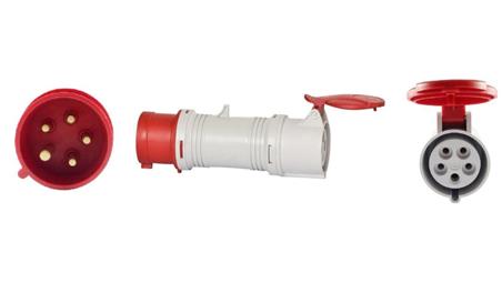 Redukcja wtyczki 16A 5p na gniazdo 32A 5p F7.0025-32103