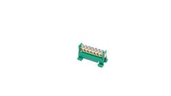 Listwa zaciskowa na szynę PE7 ochronna 7-torowa 16mm2 400V AC 63A zielona 81700005-67646