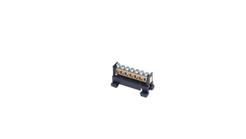 Listwa zaciskowa na szynę L7 fazowa 7-torowa 16mm2 400V AC 63A czarna 81700007-67677 Listwa zaciskowa na szynę L7 fazowa 7-torowa 16mm2 400V AC 63A czarna 81700007-67677