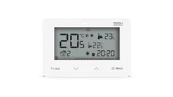 TECH ST-293 V2 - Regulator pokojowy bezprzewodowy dwustanowy kolor biały szklany-27406