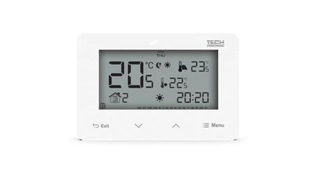 TECH ST-293z V3 - Regulator pokojowy przewodowy dwustanowy kolor biały zasilany 230V-27400