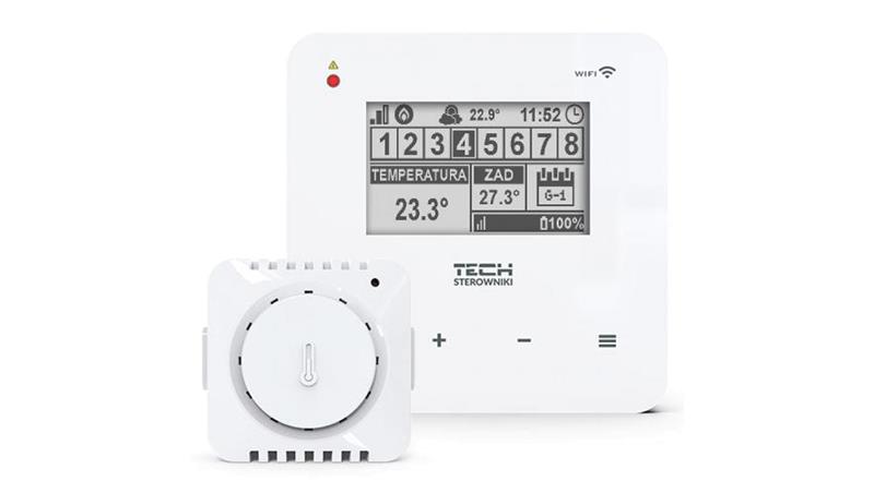 TECH T-5Z WiFi - Regulator pokojowy z WiFi podtynkowy-27411 TECH T-5Z WiFi - Regulator pokojowy z WiFi podtynkowy-27411