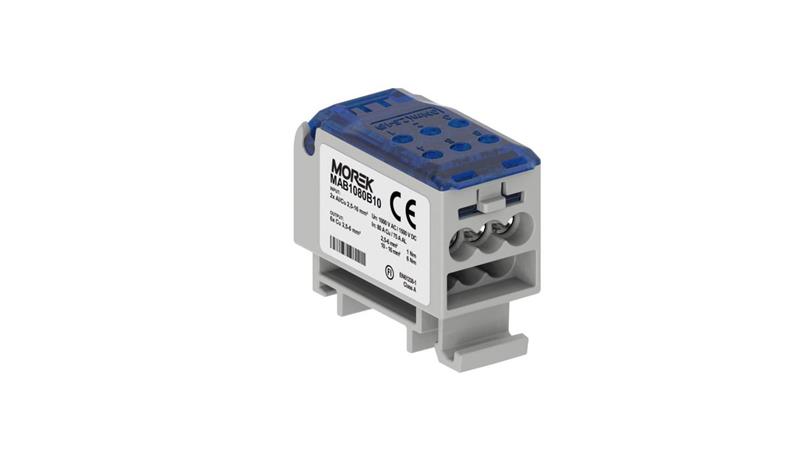 Blok dystrybucyjny - rozdzielczy OJL80A niebieski AL/CU we: 2x 2.5-16mm2 wy: 6x 2.5-6mm2, 1000VAC/1500VDC MAB1080B10-64267 Blok dystrybucyjny - rozdzielczy OJL80A niebieski AL/CU we: 2x 2.5-16mm2 wy: 6x 2.5-6mm2, 1000VAC/1500VDC MAB1080B10-64267