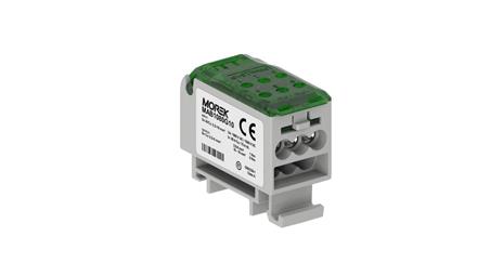 Blok dystrybucyjny - rozdzielczy OJL80A zielony AL/CU we: 2x 2.5-16mm2 wy: 6x 2.5-6mm2, 1000VAC/1500VDC MAB1080G10-64327