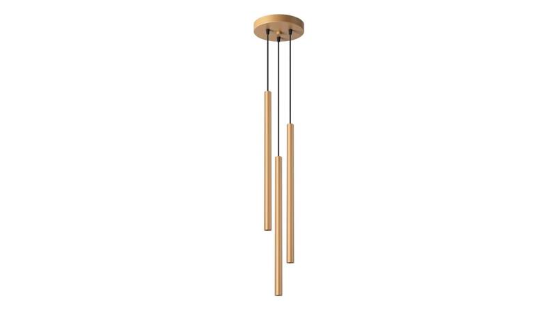 Lampa wisząca PASTELO 3P złota-56821