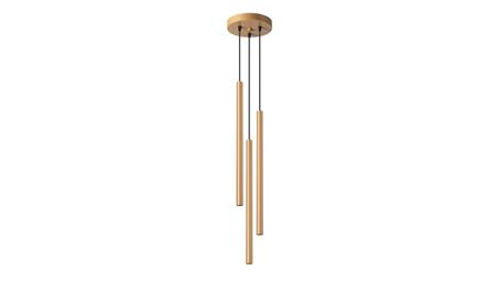 Lampa wisząca PASTELO 3P złota-56821