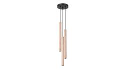 Lampa wisząca PASTELO 3P drewno-56798