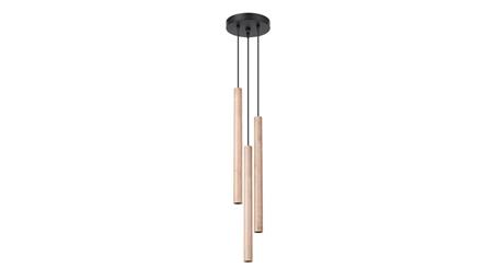 Lampa wisząca PASTELO 3P drewno-56798