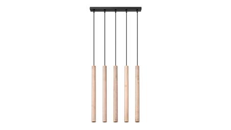 Lampa wisząca PASTELO 5L drewno-56789