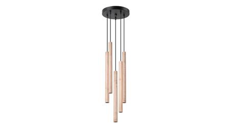 Lampa wisząca PASTELO 5P drewno-56795