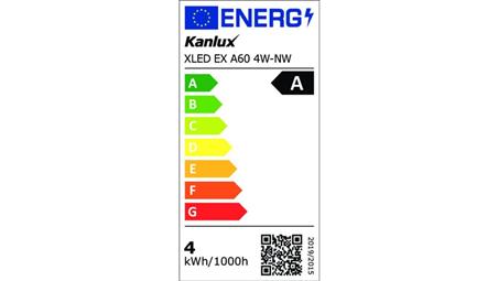 Żarówka LED E27 XLED EX A60 4W-NW 840lm 4000K barwa neutralna 5 lat Gwar. 36244-48507