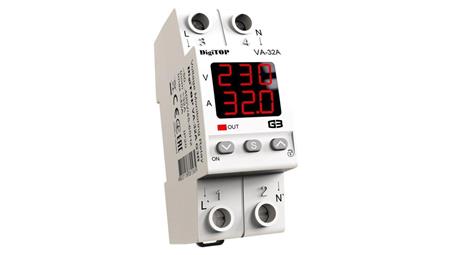 Przekaźnik napięciowy z kontrolą prądu DigiTOP VA-32A G3R-1754