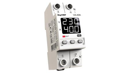 Przekaźnik napięciowy z kontrolą prądu DigiTOP VA-40A G3W-1752