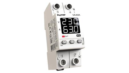 Przekaźnik napięciowy z kontrolą prądu DigiTOP VA-63A G3W-1806