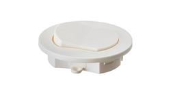 Włącznik meblowy biały wpuszczany fi65 230V 2,5A z kablem 2m 2x0,75mm2-30827