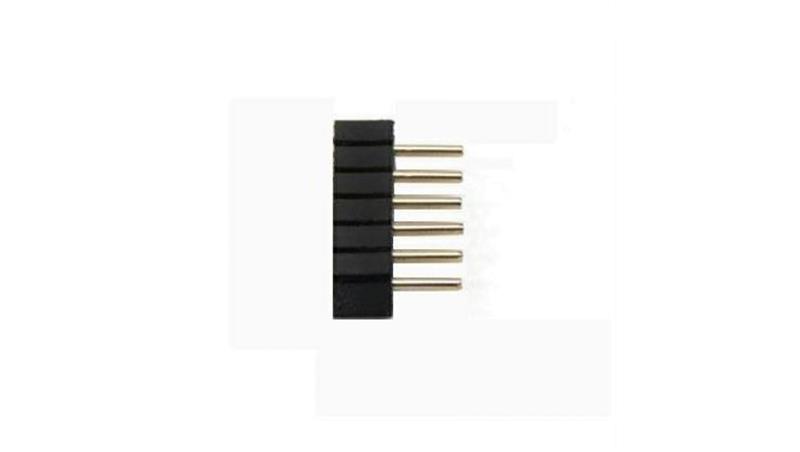 Złączka do taśmy led 6-pin 2mm żeńska grzebyk 1szt-55851