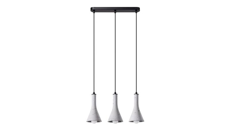 Lampa wisząca REA 3L beton-56830