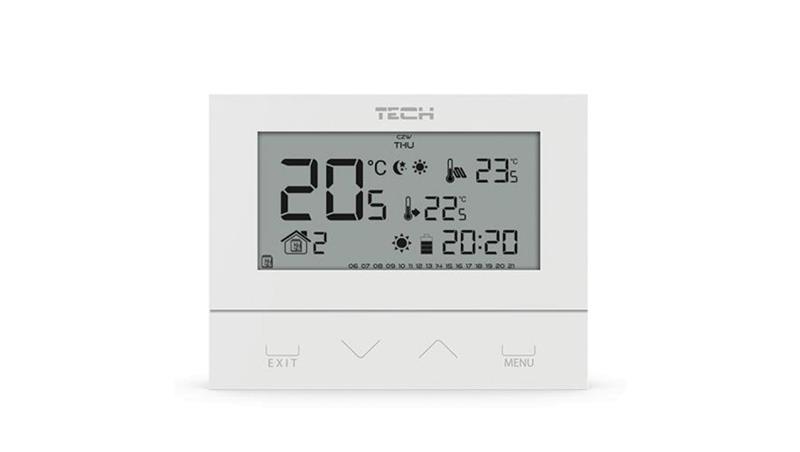 TECH ST-292 V2 - Regulator pokojowy bezprzewodowy dwustanowy kolor biały-27440