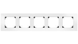 VESTRA ramka pięciokrotna IP20 biały 3875-00-36511