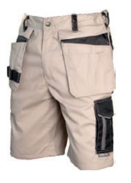 Szorty robocze piaskowe SUMMER LINE XXXL-60 Szorty robocze piaskowe SUMMER LINE XXXL-60