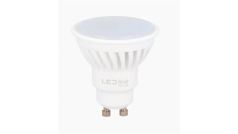 LED line PRIME żarówka LED GU10 10W 4000K neutralna 1400lm 140lm/w CERAMICZNA 5 lat gwar.-46906 LED line PRIME żarówka LED GU10 10W 4000K neutralna 1400lm 140lm/w CERAMICZNA 5 lat gwar.-46906