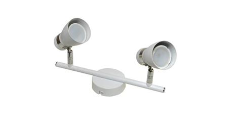 Lampa spotlight Dez 2xGU10 biała-53799