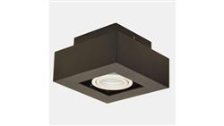 Oprawa sufitowa Pita Black+White ruchoma kwadrat a-53837