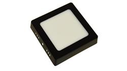 Panel led Gerry 6W 230V 4000K czarny.-54963
