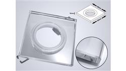 Oprawa sufitowa Denzel Clear chromowany-53846
