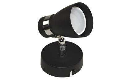 Lampa spotlight Dez 1xGU10 czarna-54051