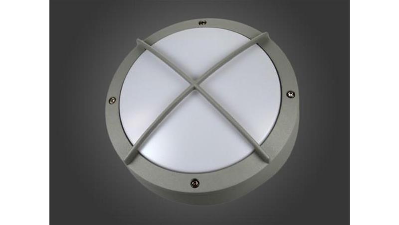 Oprawa elewacyjna LED Froda 12W WW szara-54618