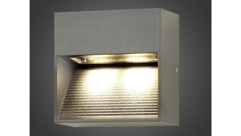 Oprawa elewacyjna LED Ninion 2W DW szara-54572 Oprawa elewacyjna LED Ninion 2W DW szara-54572