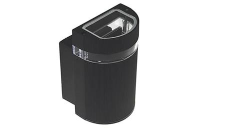 Oprawa elewacyjna Kortek 1x GU10 czarna-54642