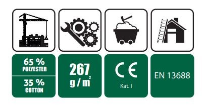 Spodnie robocze BASIC LINE szare Stalco XXXXL-62