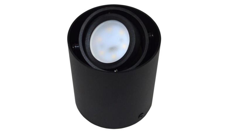 Oprawa sufitowa Sirok Black ruchoma okrągła alumin-53840