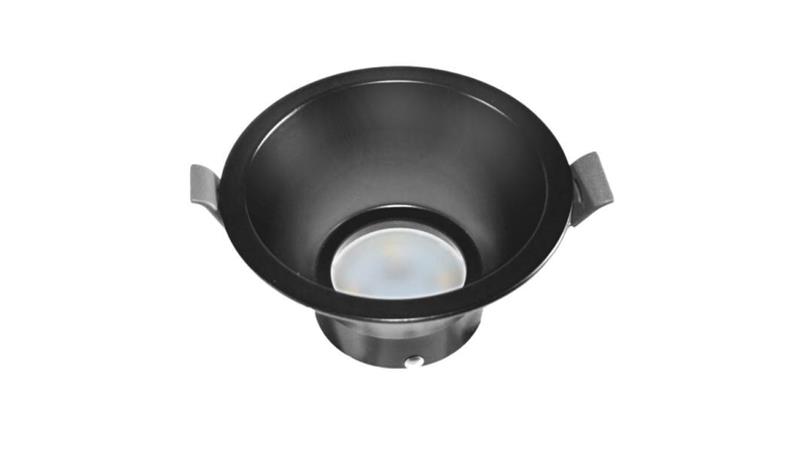 Oprawa sufitowa Kobra Black okrągła aluminium-54041