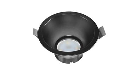Oprawa sufitowa Kobra Black okrągła aluminium-54041