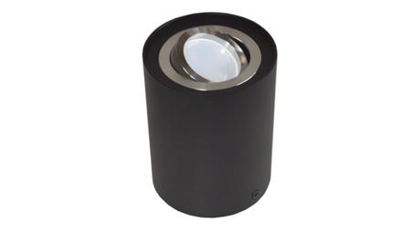 Oprawa sufitowa Siroco Black/srebrna ruchoma okrąg-54017