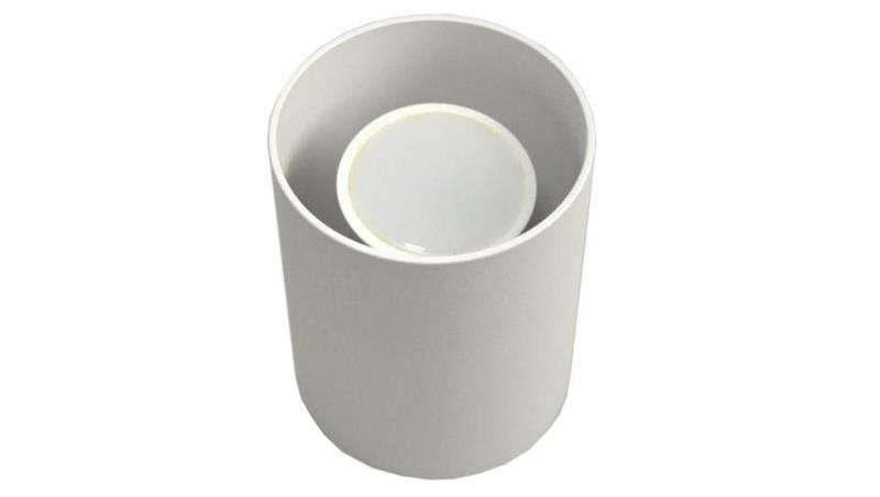 Oprawa sufitowa Creep White stała okrągła aluminiu-53948