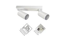Lampa spotlight Fargo 2xGU10 biała-54005