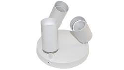Lampa spotlight Fargo 3xGU10 biała okrągła-53942