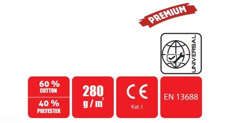 Spodnie robocze ALLROUND LINE GREY Stalco L-52