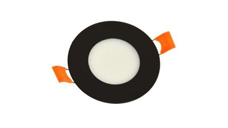 Panel led okrągły Gerd 3W 4000K czarny-54993