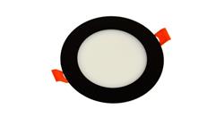 Panel led okrągły Gerd 6W 3000K czarny-54995
