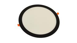 Panel led okrągły Gerd 24W 4000K czarny-55004