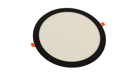 Panel led okrągły Gerd 24W 4000K czarny-55004