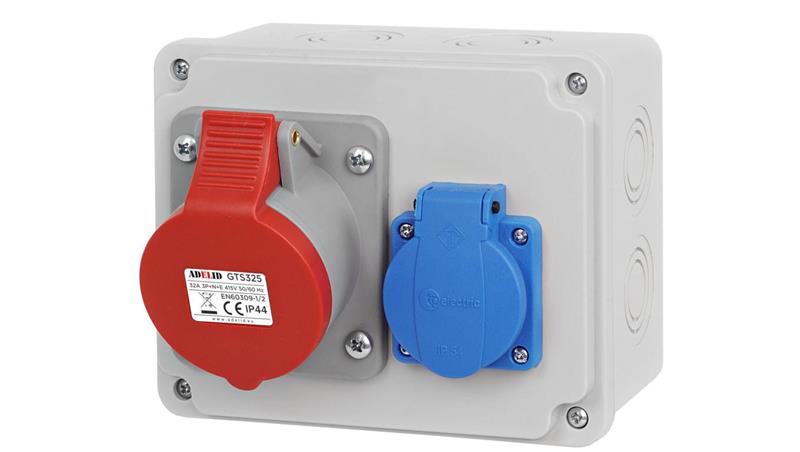 ROZDZIELNICA BUDOWLANA GNIAZDO STAŁE 32A 4P 230V RSBO.101/4-66044 ROZDZIELNICA BUDOWLANA GNIAZDO STAŁE 32A 4P 230V RSBO.101/4-66044