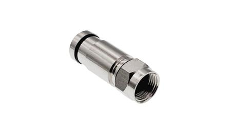 Złącze F kompresyjne RG6, średnica tulei wewnętrznej 4.55 mm (0,1) RGTec-33755
